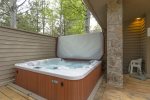 A Private Hot Tub to relax, because that`s what vacation is about